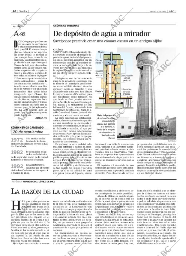 ABC SEVILLA 20-09-2002 página 40