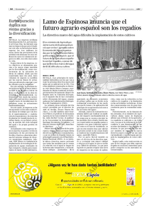 ABC SEVILLA 20-09-2002 página 64