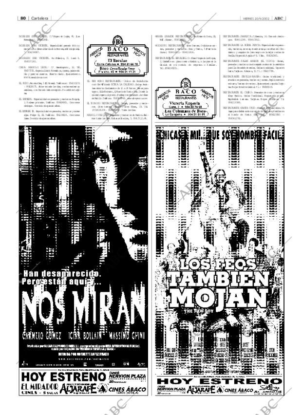 ABC SEVILLA 20-09-2002 página 80