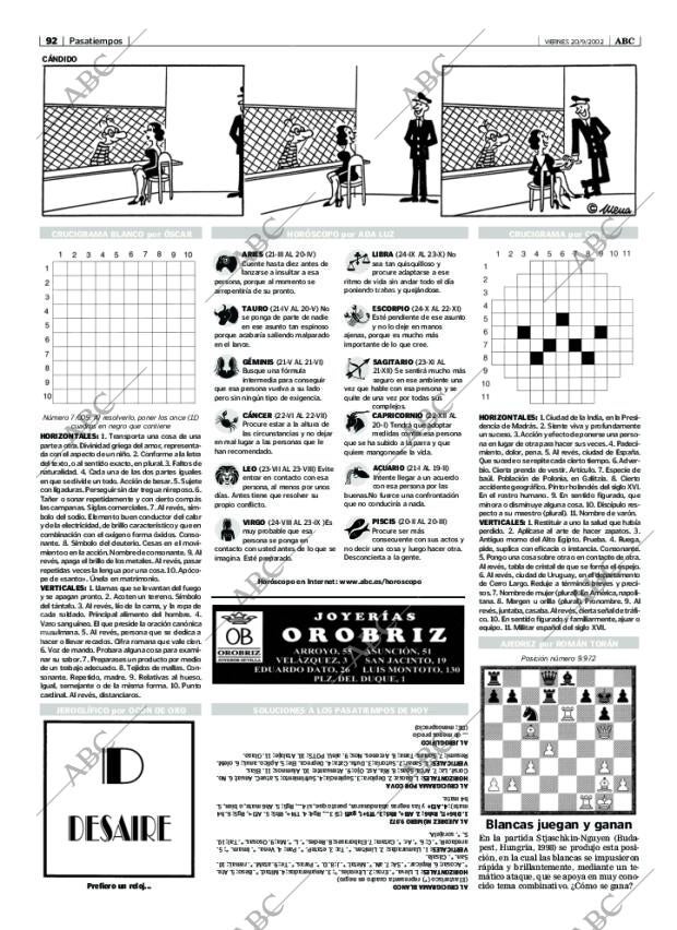 ABC SEVILLA 20-09-2002 página 92