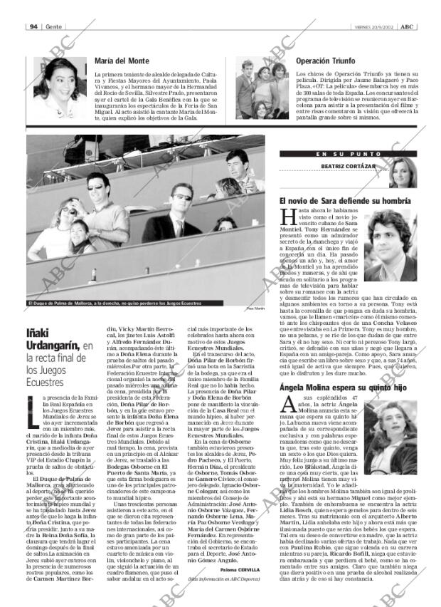 ABC SEVILLA 20-09-2002 página 94