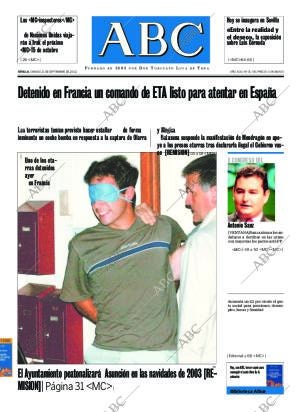 ABC SEVILLA 21-09-2002 página 1