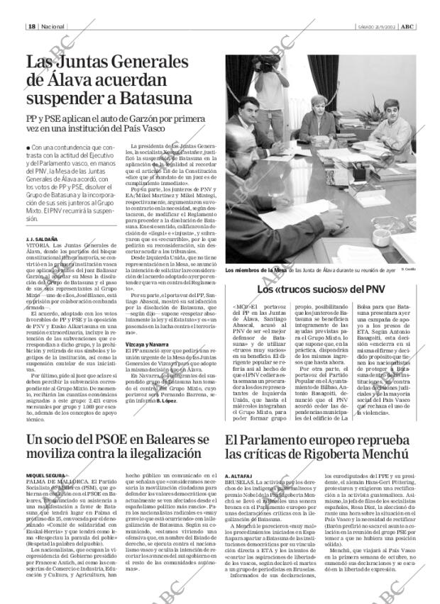 ABC SEVILLA 21-09-2002 página 18