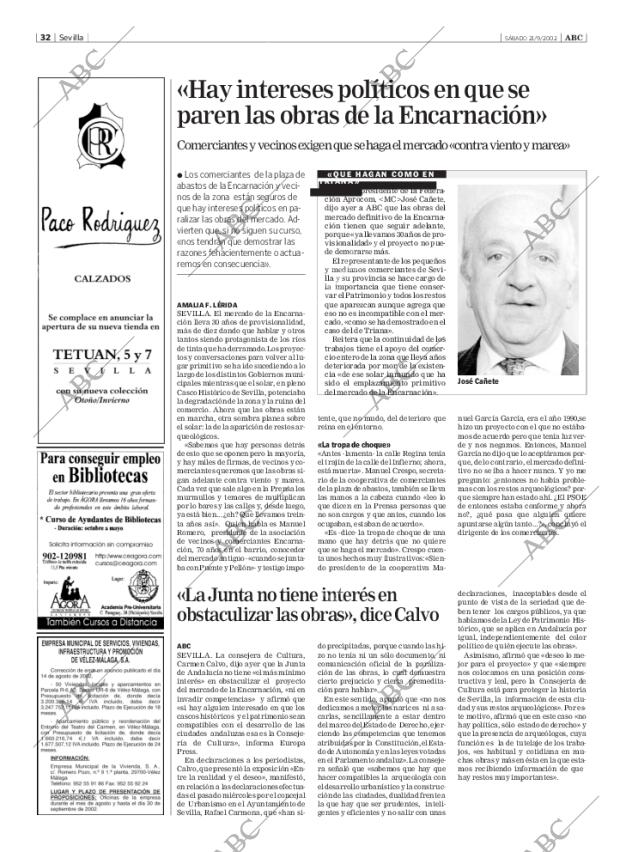 ABC SEVILLA 21-09-2002 página 32