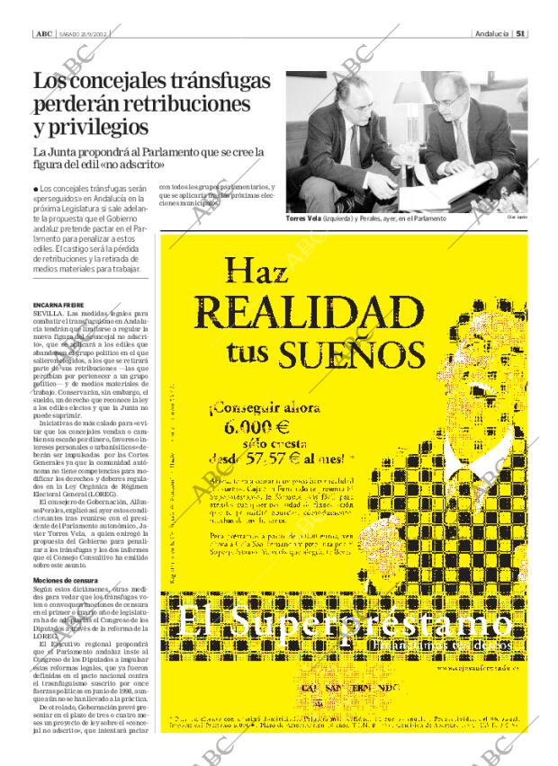 ABC SEVILLA 21-09-2002 página 51