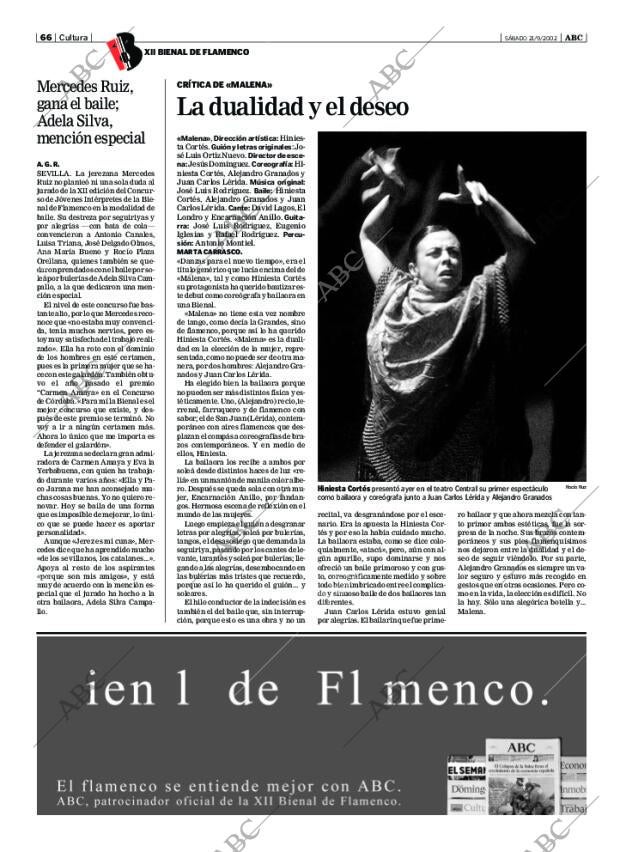 ABC SEVILLA 21-09-2002 página 66