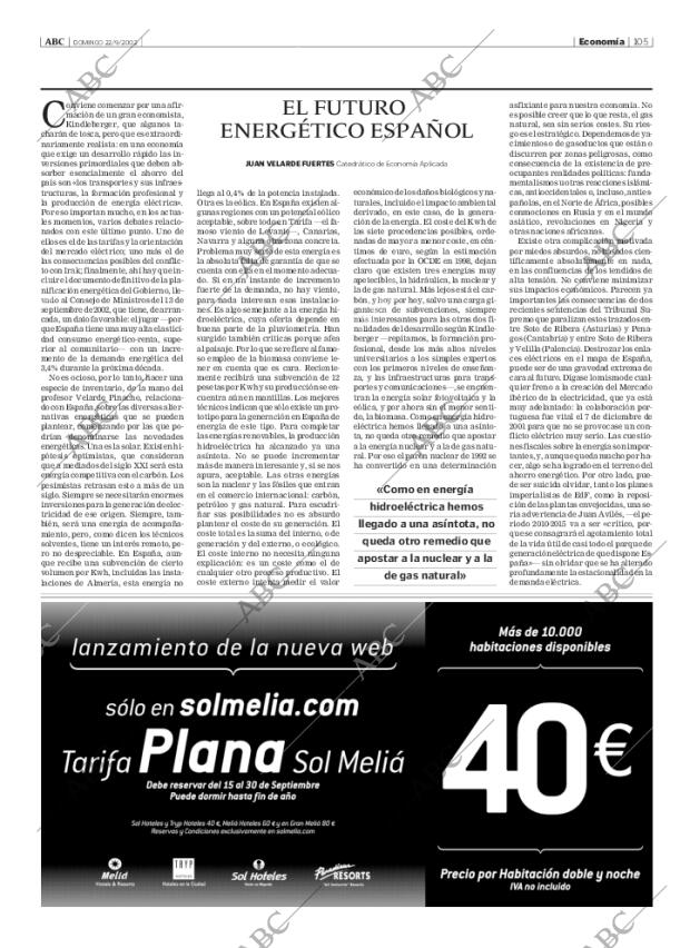 ABC MADRID 22-09-2002 página 105