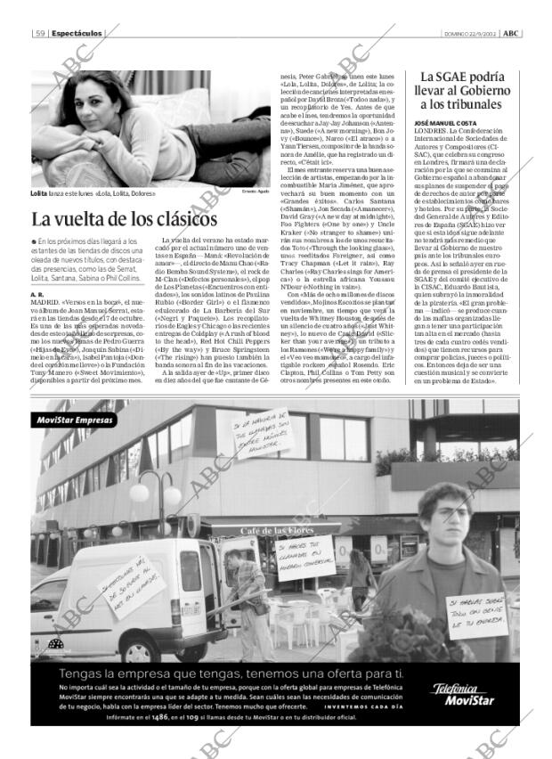 ABC MADRID 22-09-2002 página 59