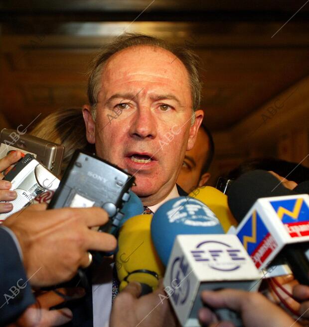 En la imagen el vicepresidente del gobierno Rodrigo Rato