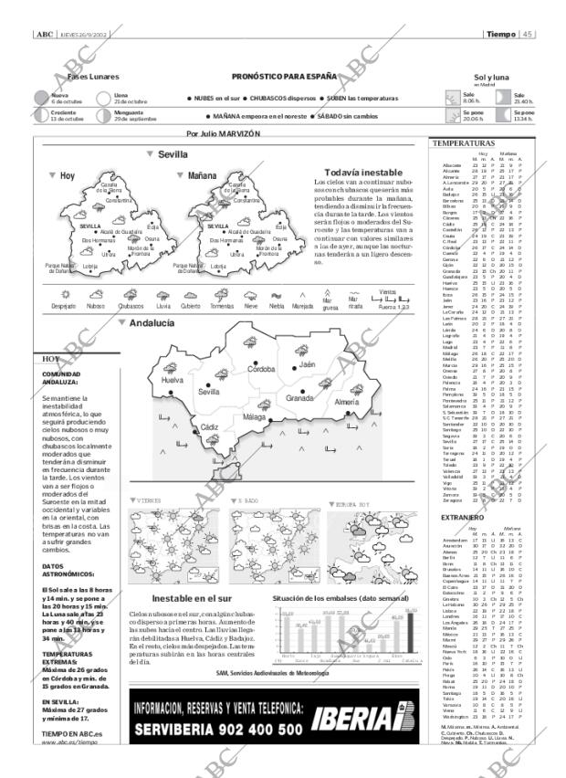 ABC SEVILLA 26-09-2002 página 45