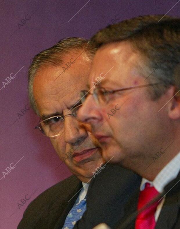 Alfonso Guerra y José Blanco