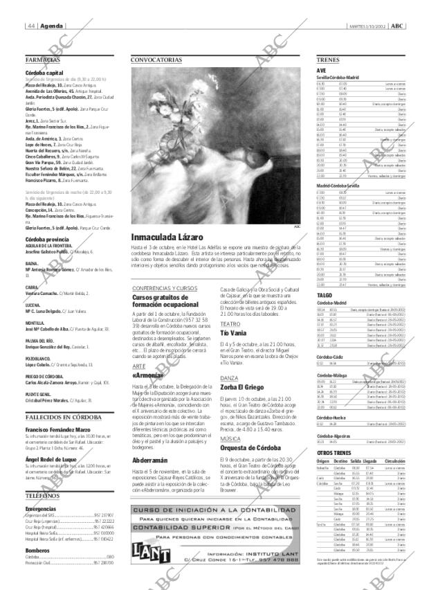 ABC CORDOBA 01-10-2002 página 44