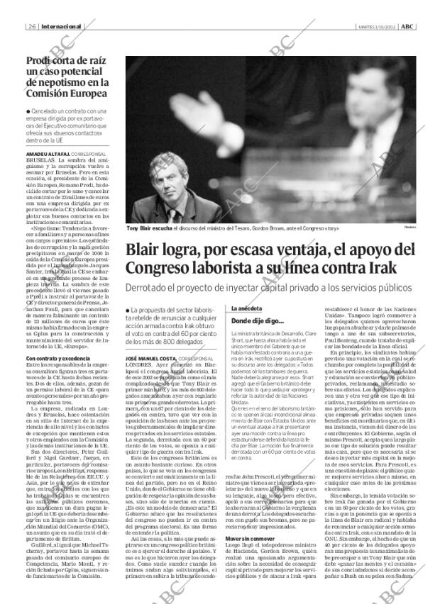ABC MADRID 01-10-2002 página 26