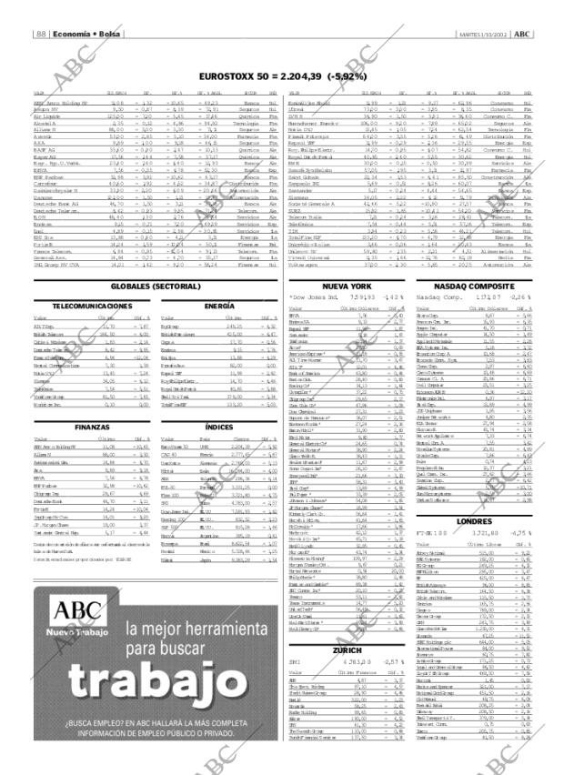 ABC MADRID 01-10-2002 página 88