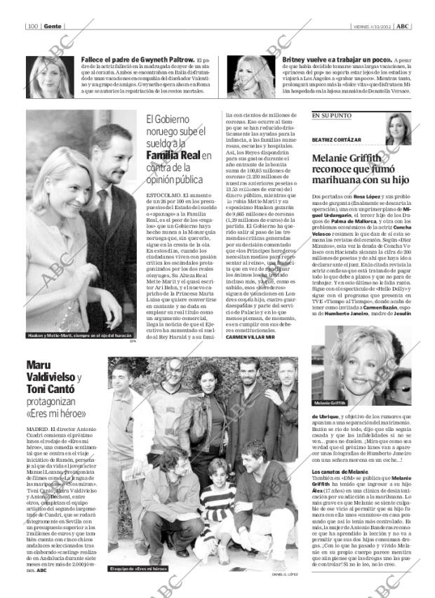 ABC MADRID 04-10-2002 página 100