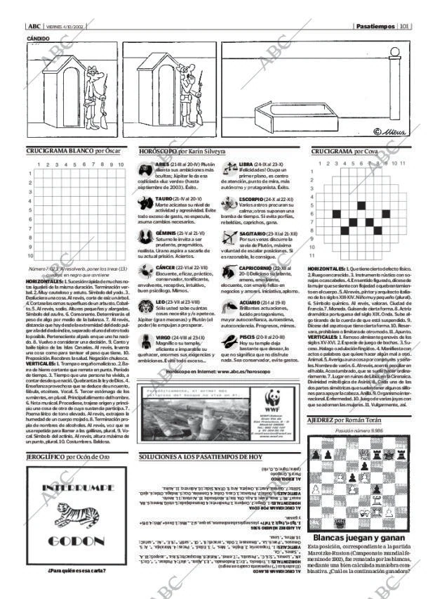 ABC MADRID 04-10-2002 página 101