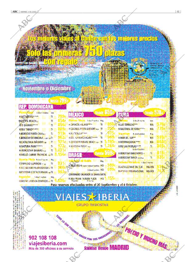 ABC MADRID 04-10-2002 página 61