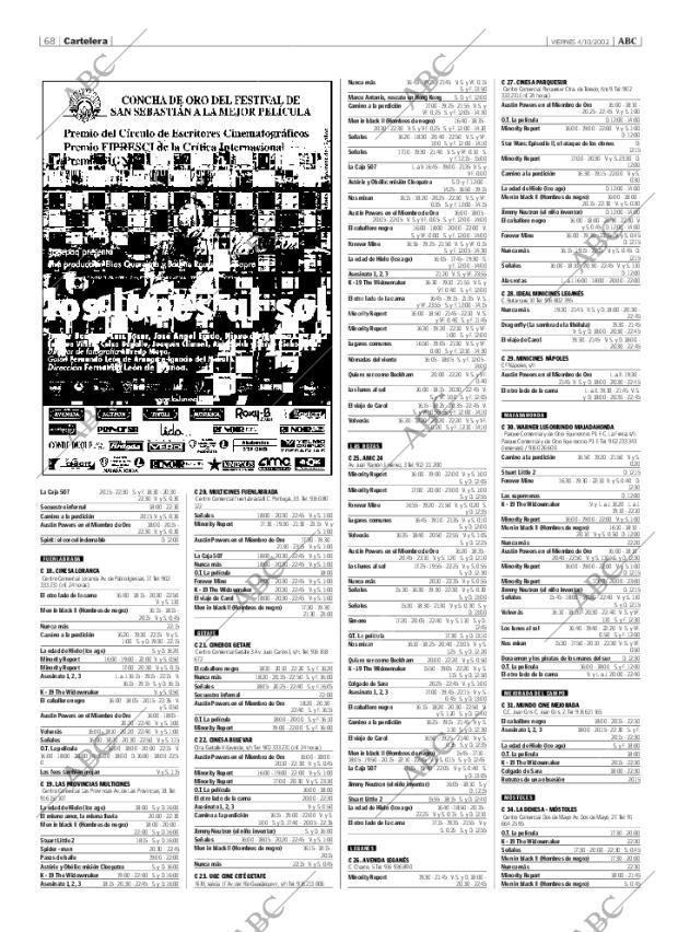 ABC MADRID 04-10-2002 página 68