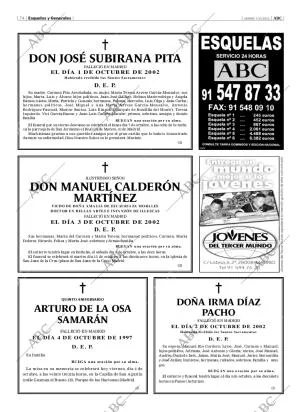 ABC MADRID 04-10-2002 página 74