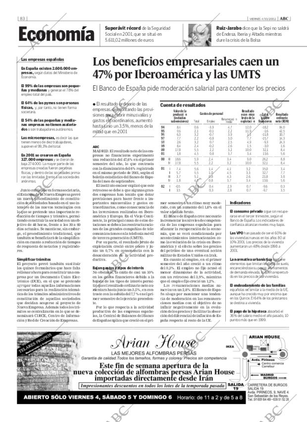 ABC MADRID 04-10-2002 página 83