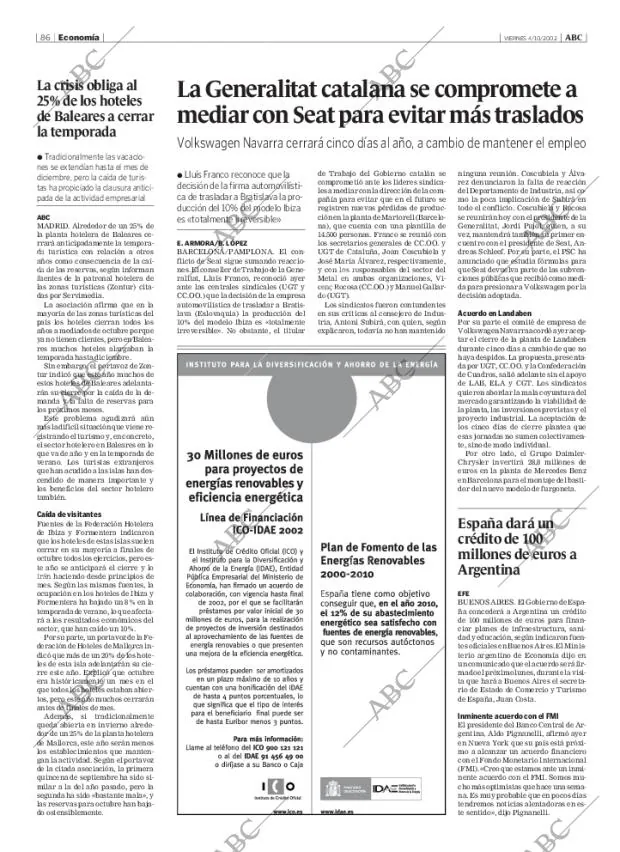 ABC MADRID 04-10-2002 página 86