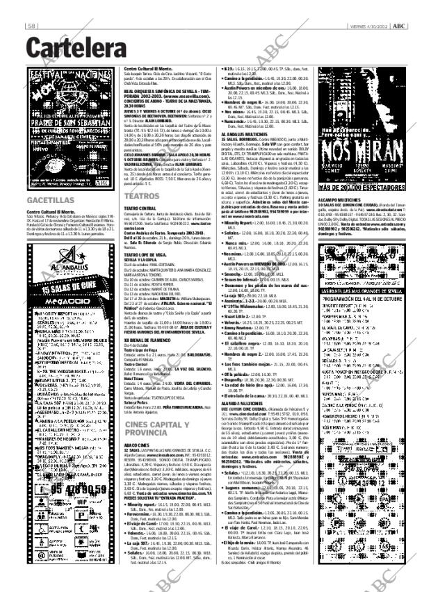 ABC SEVILLA 04-10-2002 página 58