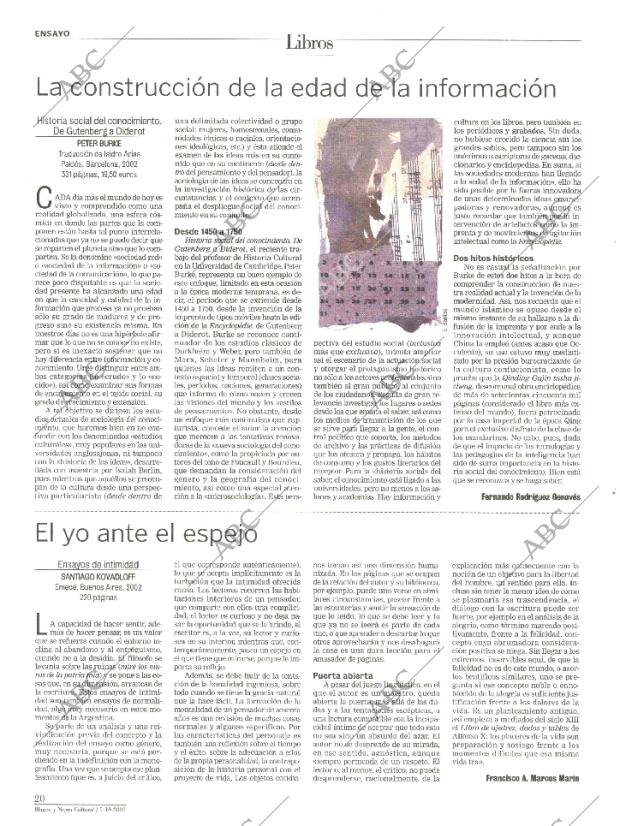 CULTURAL MADRID 05-10-2002 página 20