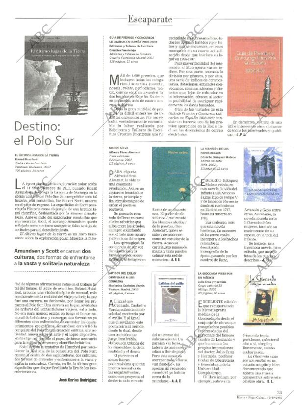 CULTURAL MADRID 05-10-2002 página 23