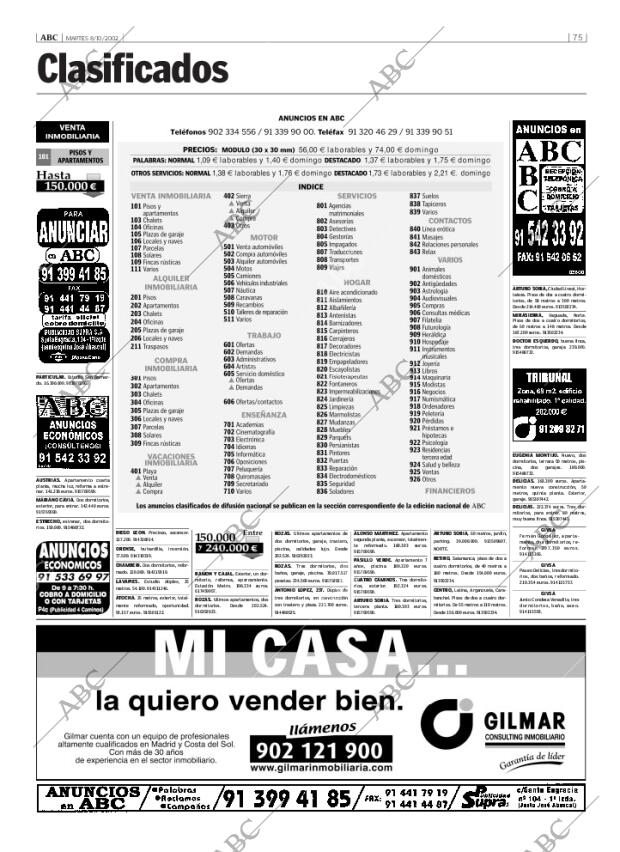 ABC MADRID 08-10-2002 página 75