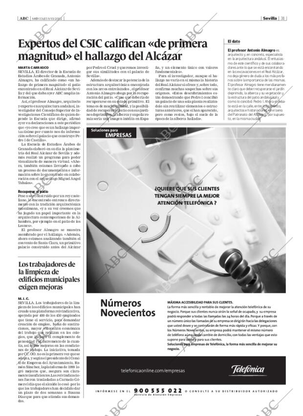 ABC SEVILLA 09-10-2002 página 31