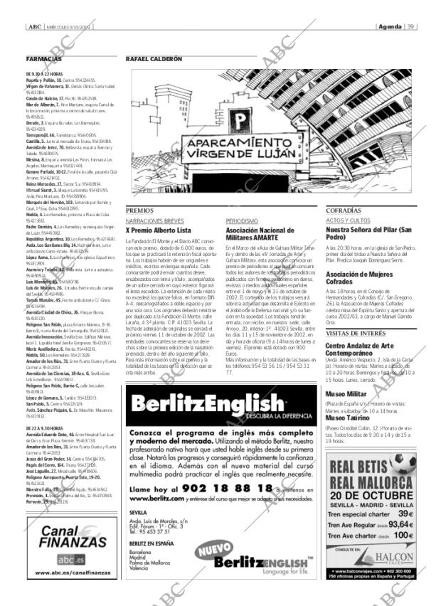 ABC SEVILLA 09-10-2002 página 39