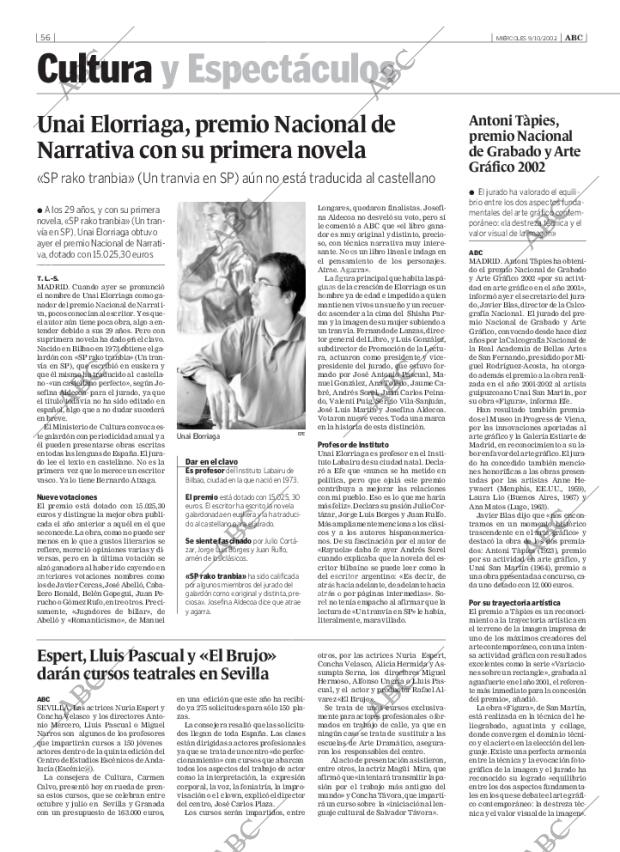ABC SEVILLA 09-10-2002 página 56