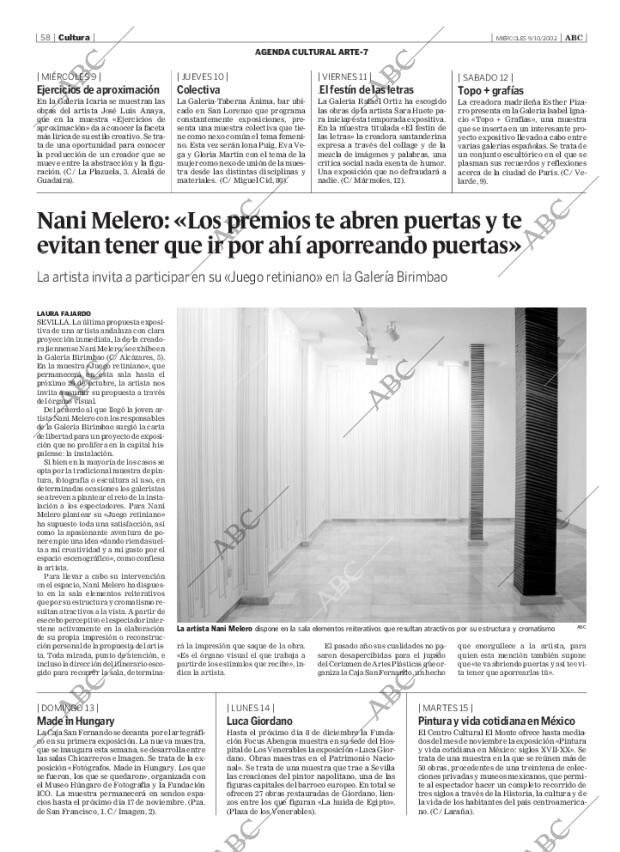 ABC SEVILLA 09-10-2002 página 58