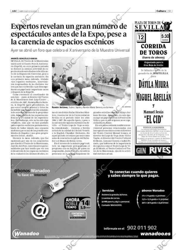 ABC SEVILLA 09-10-2002 página 59
