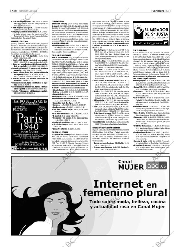 ABC SEVILLA 09-10-2002 página 63