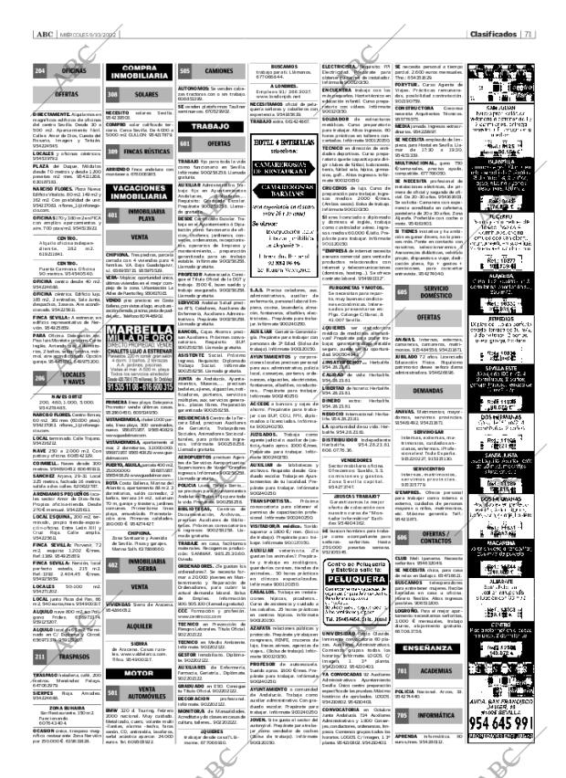 ABC SEVILLA 09-10-2002 página 71