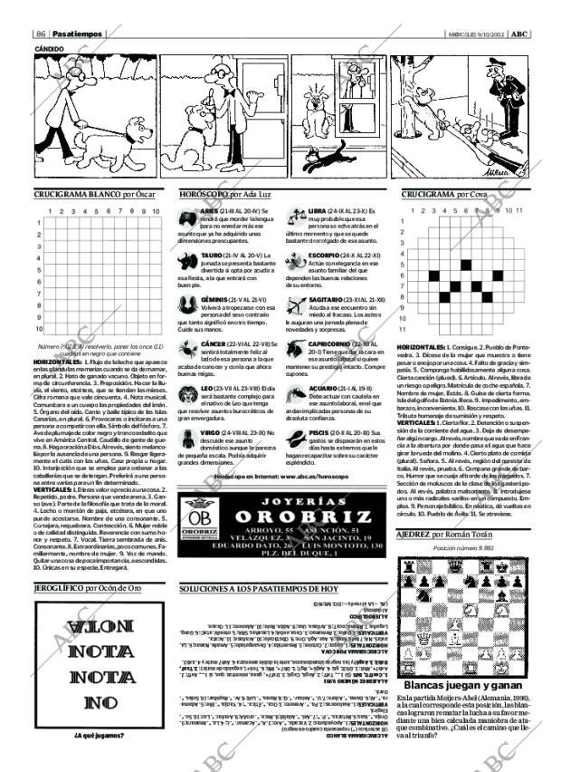 ABC SEVILLA 09-10-2002 página 86