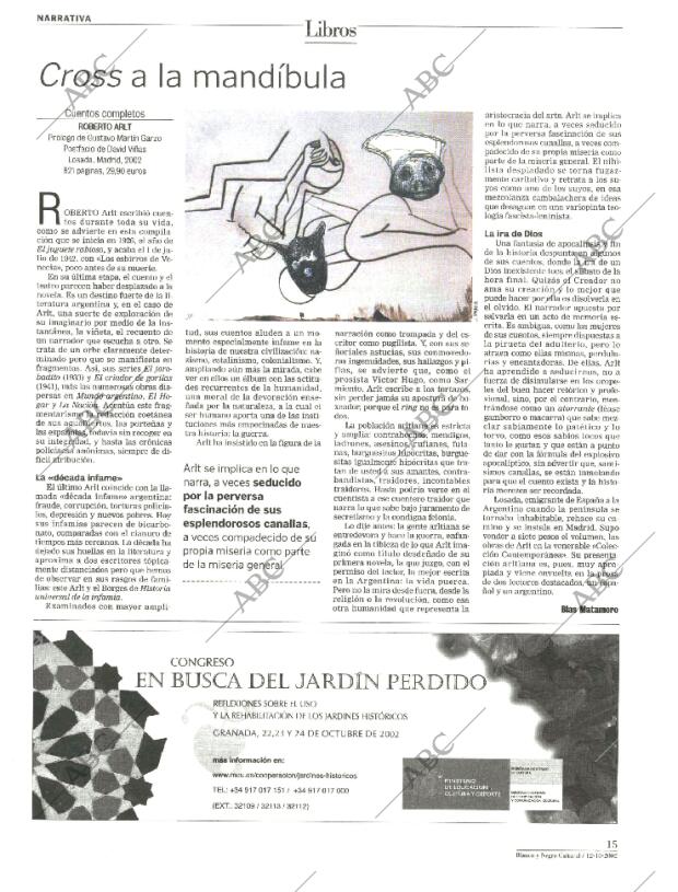 CULTURAL MADRID 12-10-2002 página 15