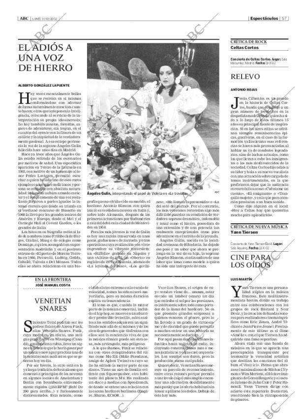 ABC MADRID 14-10-2002 página 57
