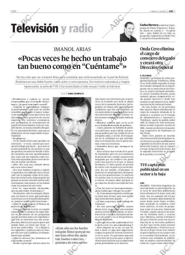 ABC MADRID 17-10-2002 página 102