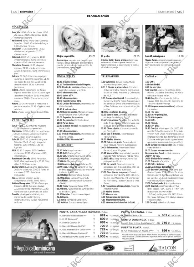 ABC MADRID 17-10-2002 página 106