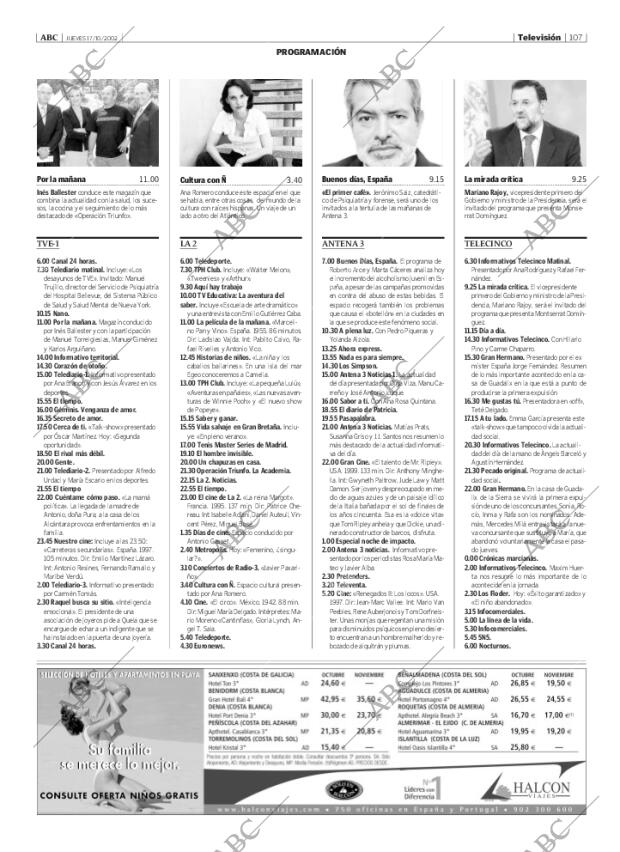 ABC MADRID 17-10-2002 página 107