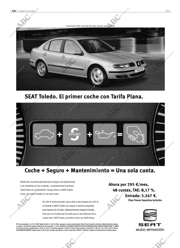 ABC MADRID 17-10-2002 página 11