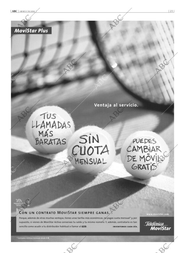 ABC MADRID 17-10-2002 página 23
