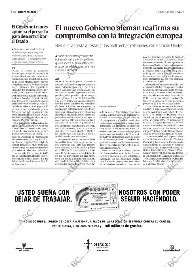 ABC MADRID 17-10-2002 página 30