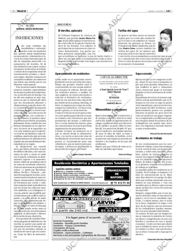 ABC MADRID 17-10-2002 página 36