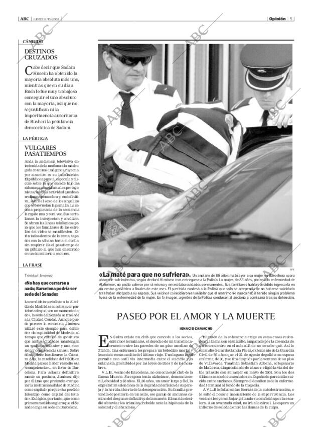 ABC MADRID 17-10-2002 página 5