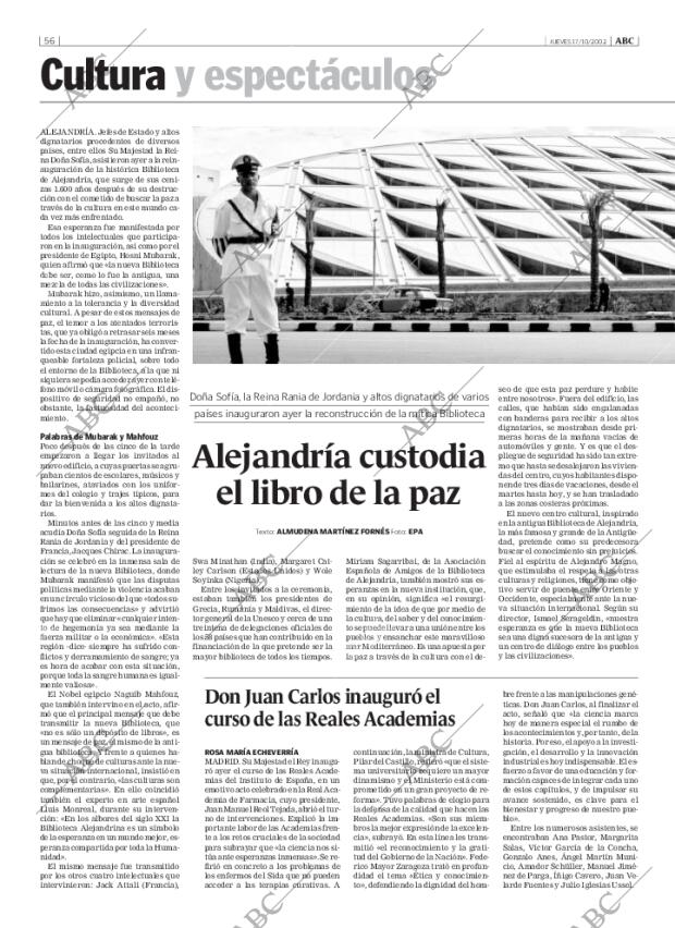 ABC MADRID 17-10-2002 página 56
