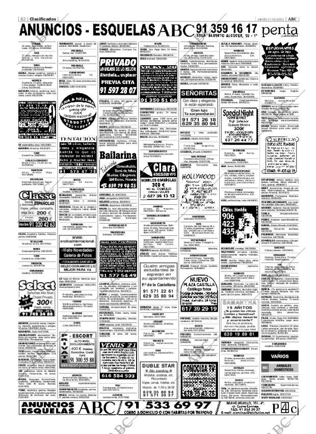 ABC MADRID 17-10-2002 página 82