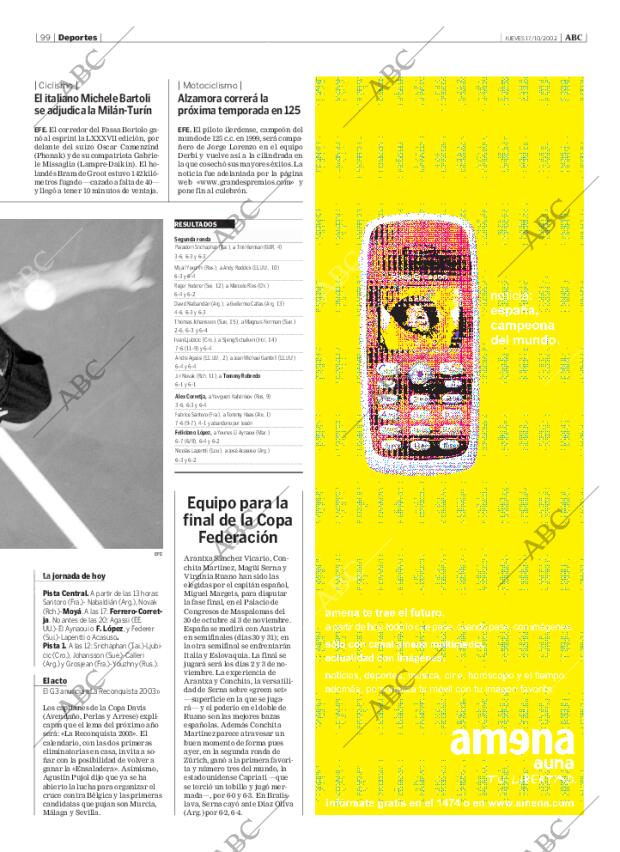 ABC MADRID 17-10-2002 página 99